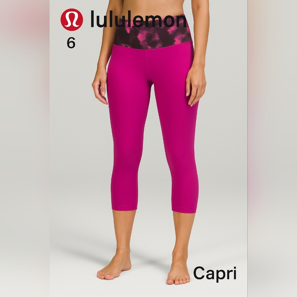 Lululemon Women’s Capri Leggings Pink Size 6